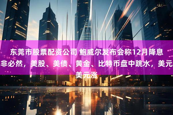 东莞市股票配资公司 鲍威尔发布会称12月降息并非必然，美股、美债、黄金、比特币盘中跳水，美元涨