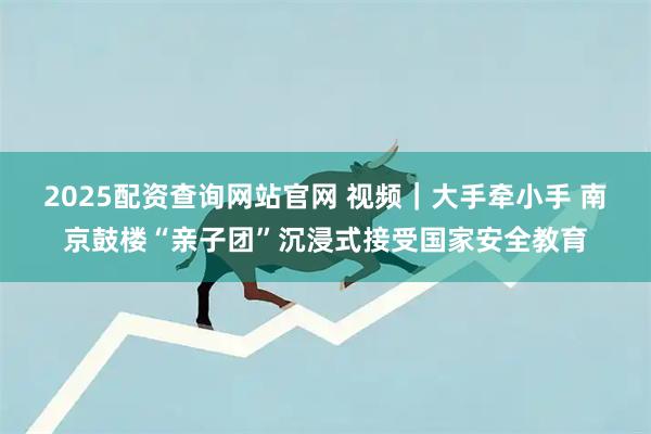 2025配资查询网站官网 视频｜大手牵小手 南京鼓楼“亲子团”沉浸式接受国家安全教育